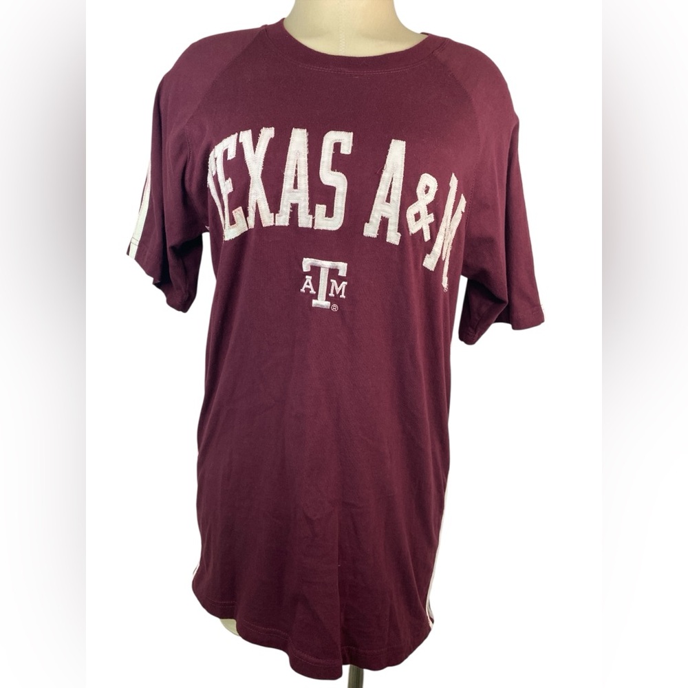 tsi Sportswear Short Sleeve Texas A&M Maroon T-Shirt Women’s Large